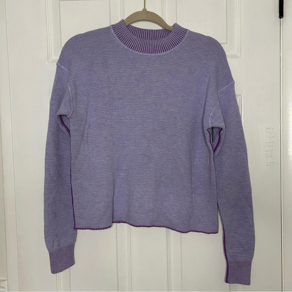 Lululemon Reversible Double Knit Crewneck Sweater